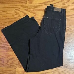 Lee Women's Black Wide Leg Jeans